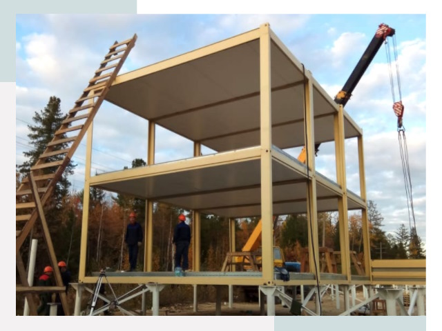 Строительство модульных здания Дагестанские Огни