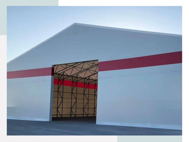 Быстровозводимые ангары в Дагестанских Огнях