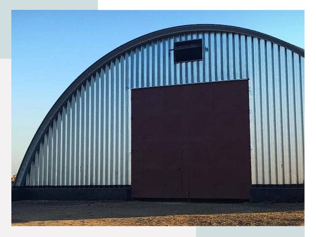 Бескаркасные ангары в Дагестанских Огнях