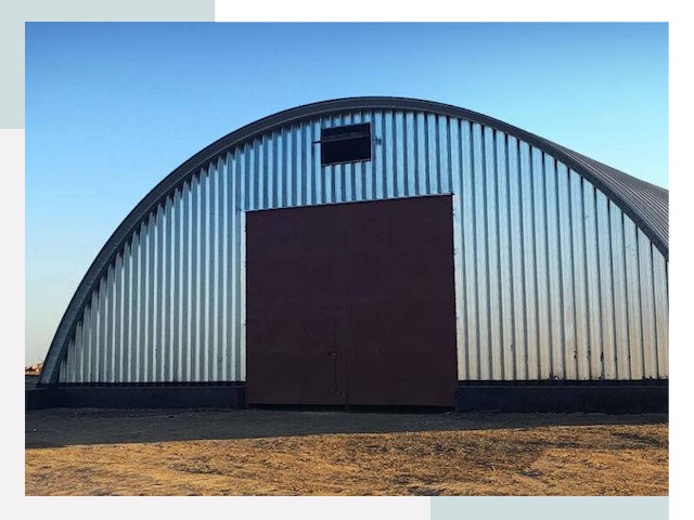 Арочные ангары в Дагестанских Огнях