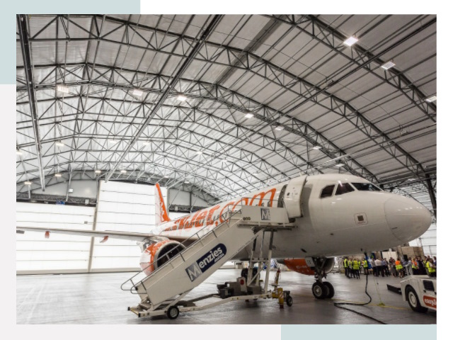 Авиационные ангары в Дагестанских Огнях