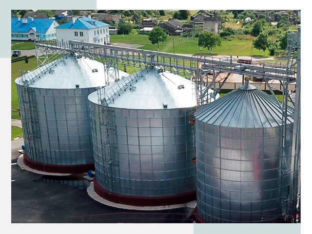 Металлические силосы в Дагестанских Огнях