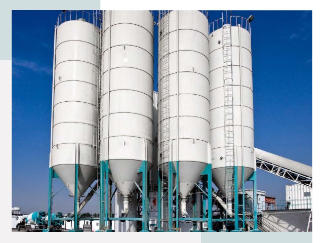 Строительство цементных силосов в Дагестанских Огнях