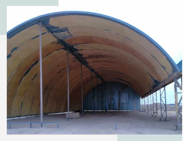 Реконструкция ангаров в Дагестанских Огнях