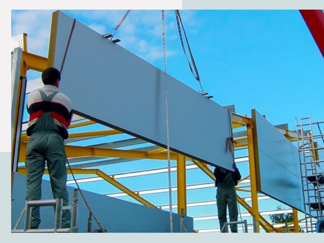 Монтаж сэндвич-панелей в Дагестанских Огнях от 619 руб.