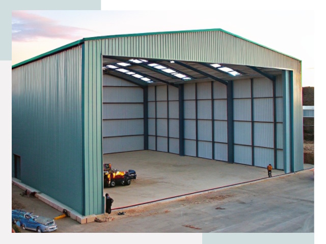 Строительство ангаров в Дагестанских Огнях